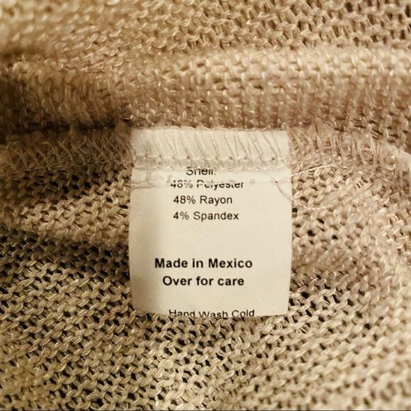 Chennault Off White Cardigan Size Large - Picture 10 of 10